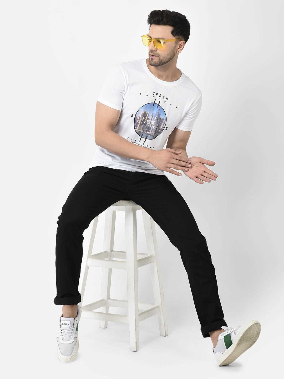 Cobb Black Straight Fit Jeans