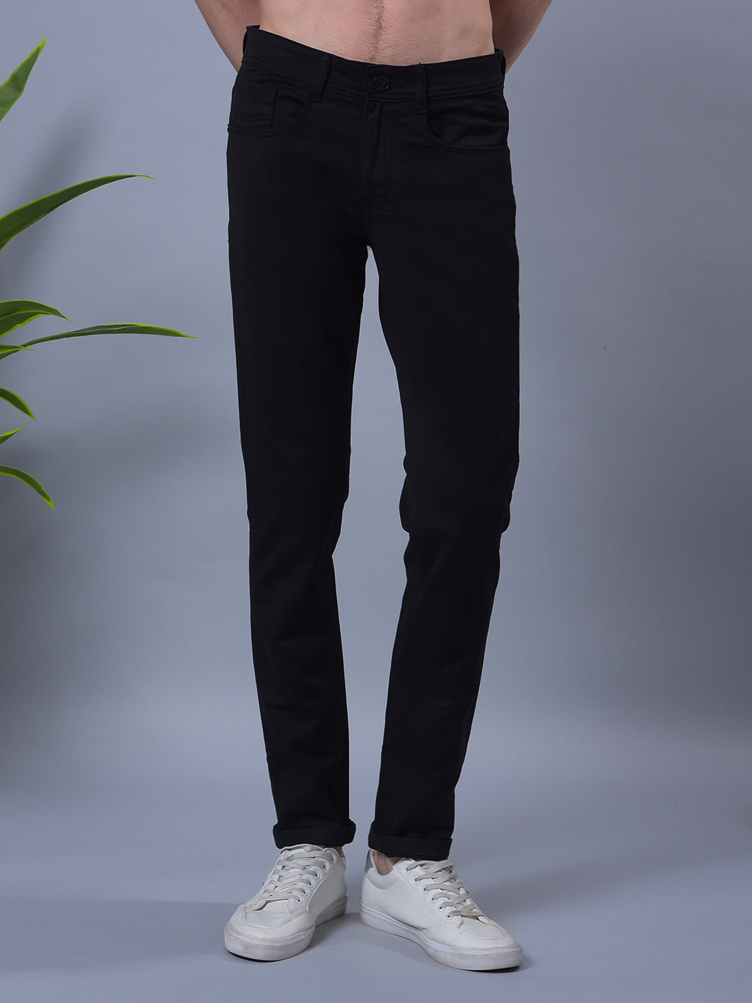 COBB BLACK NARROW-FIT PREMIUM JEANS