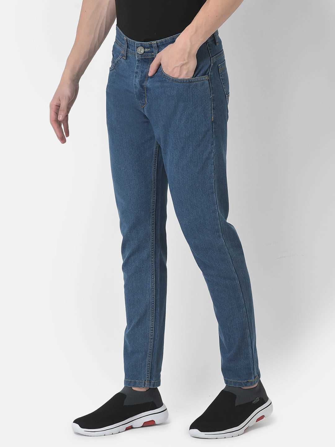 Cobb Blue Narrow Fit Jeans
