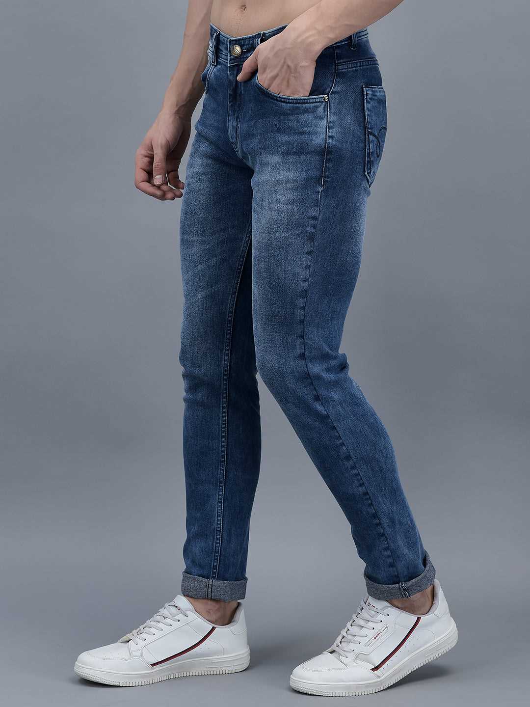 Cobb Blue Narrow Fit Jeans