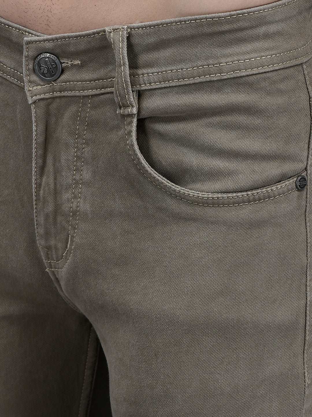 Cobb Beige Ultra Fit Jeans