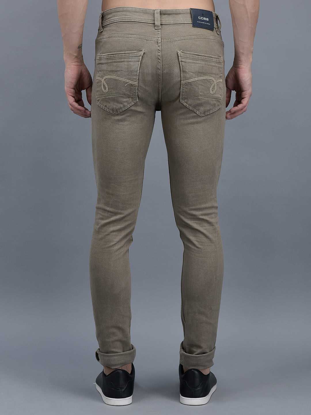 Cobb Beige Ultra Fit Jeans