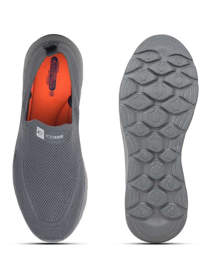 cobb men's dark grey walking shoes