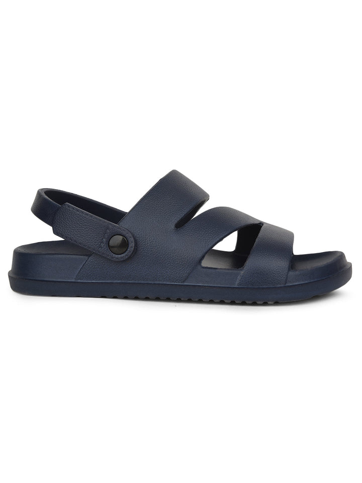 cobb men's navy blue slider sandals