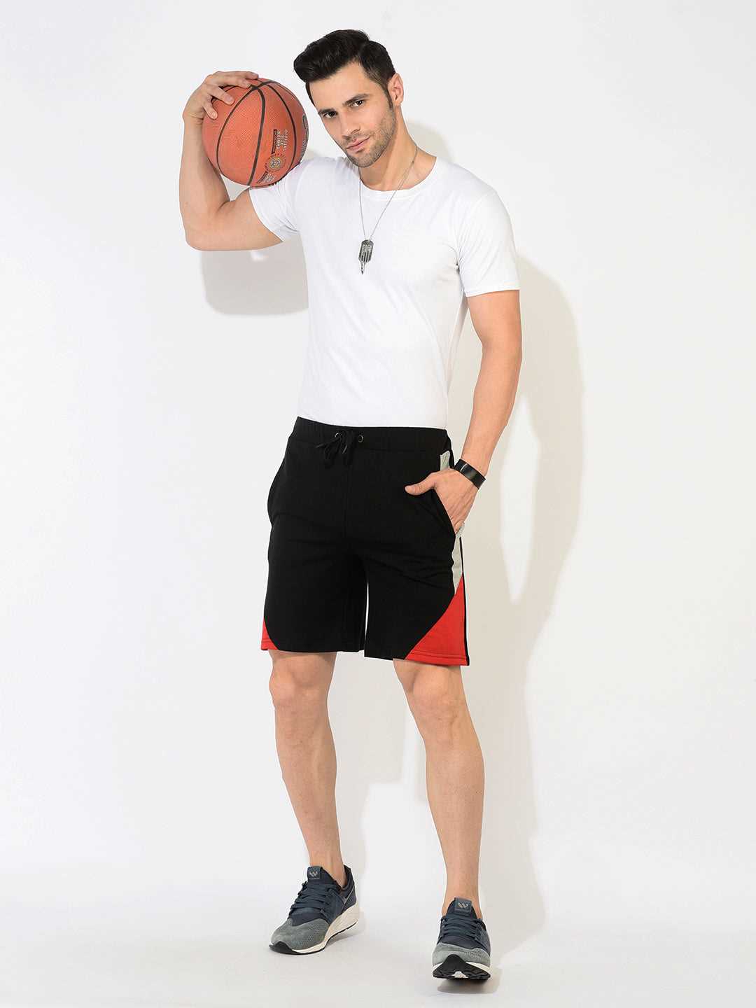 Cobb Black Solid Shorts