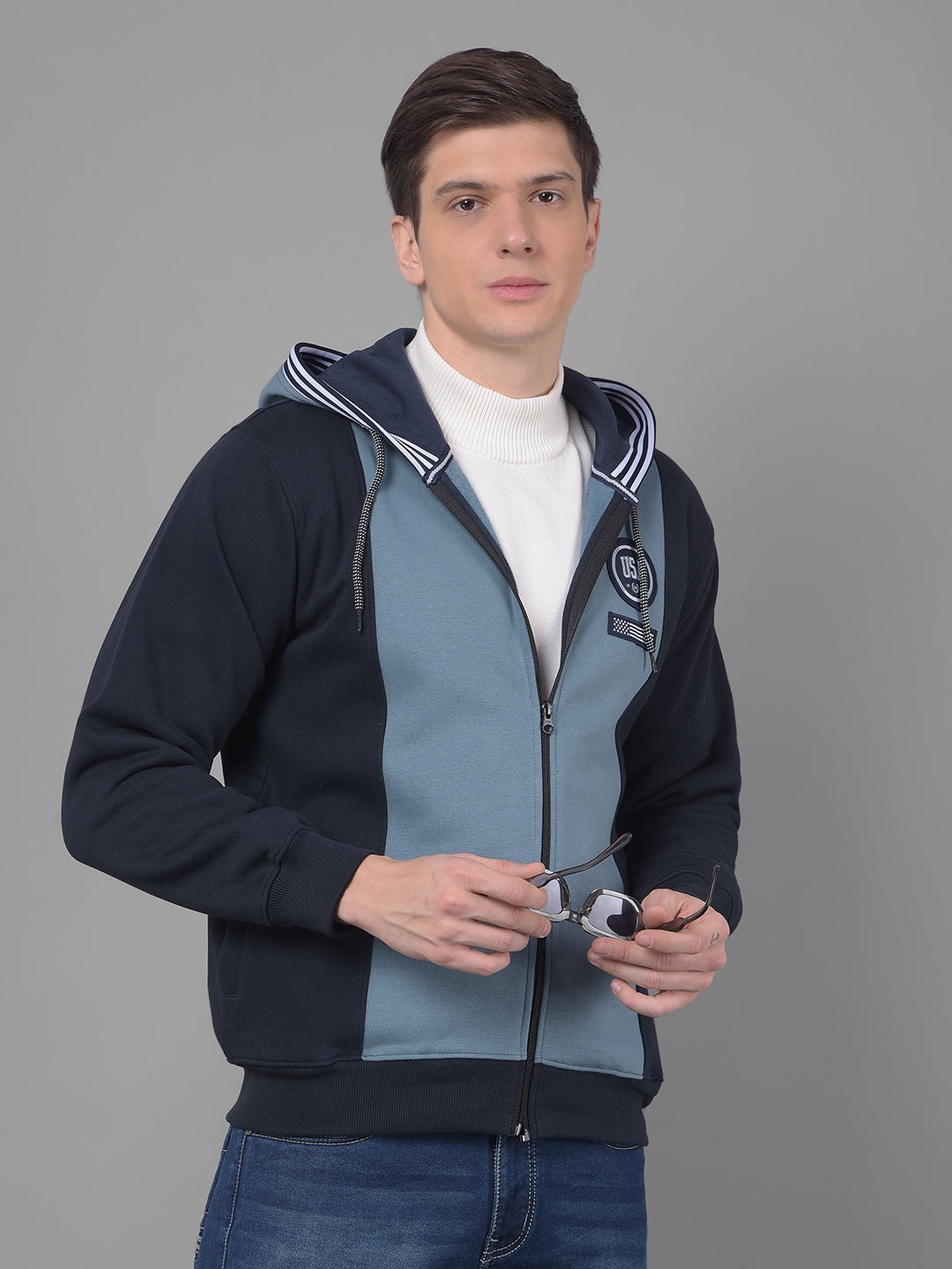 Us navy store zip up hoodie