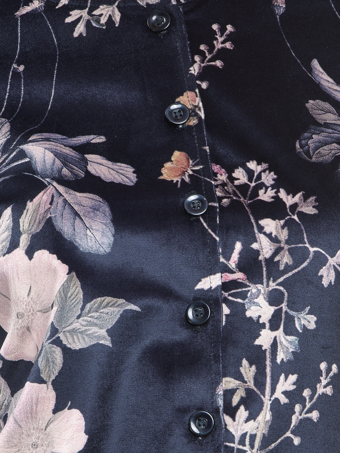 miss forever black printed winter co-ord set
