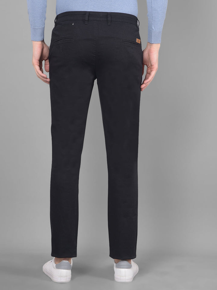 cobb black slim fit chinos