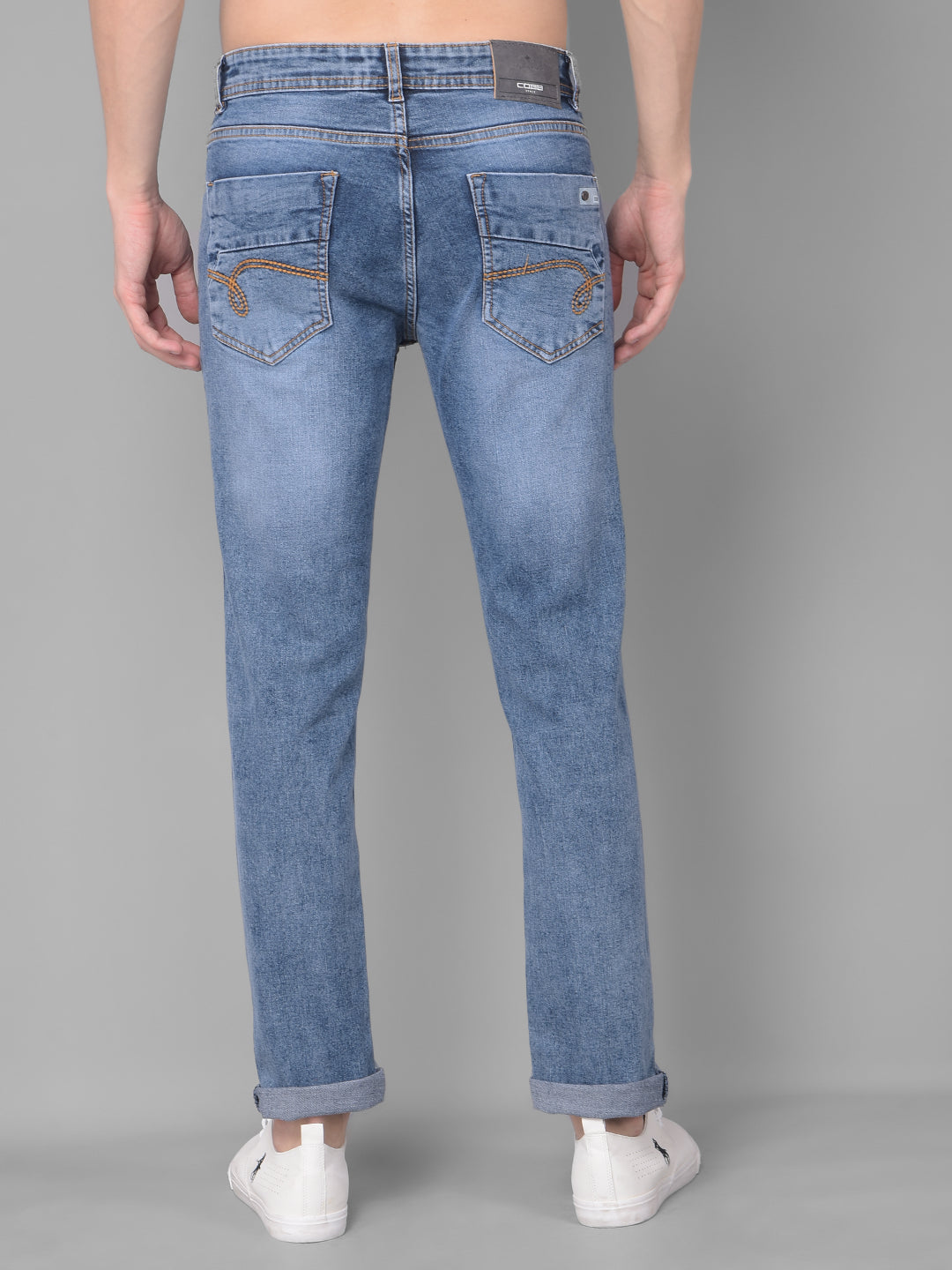 cobb blue narrow fit jeans
