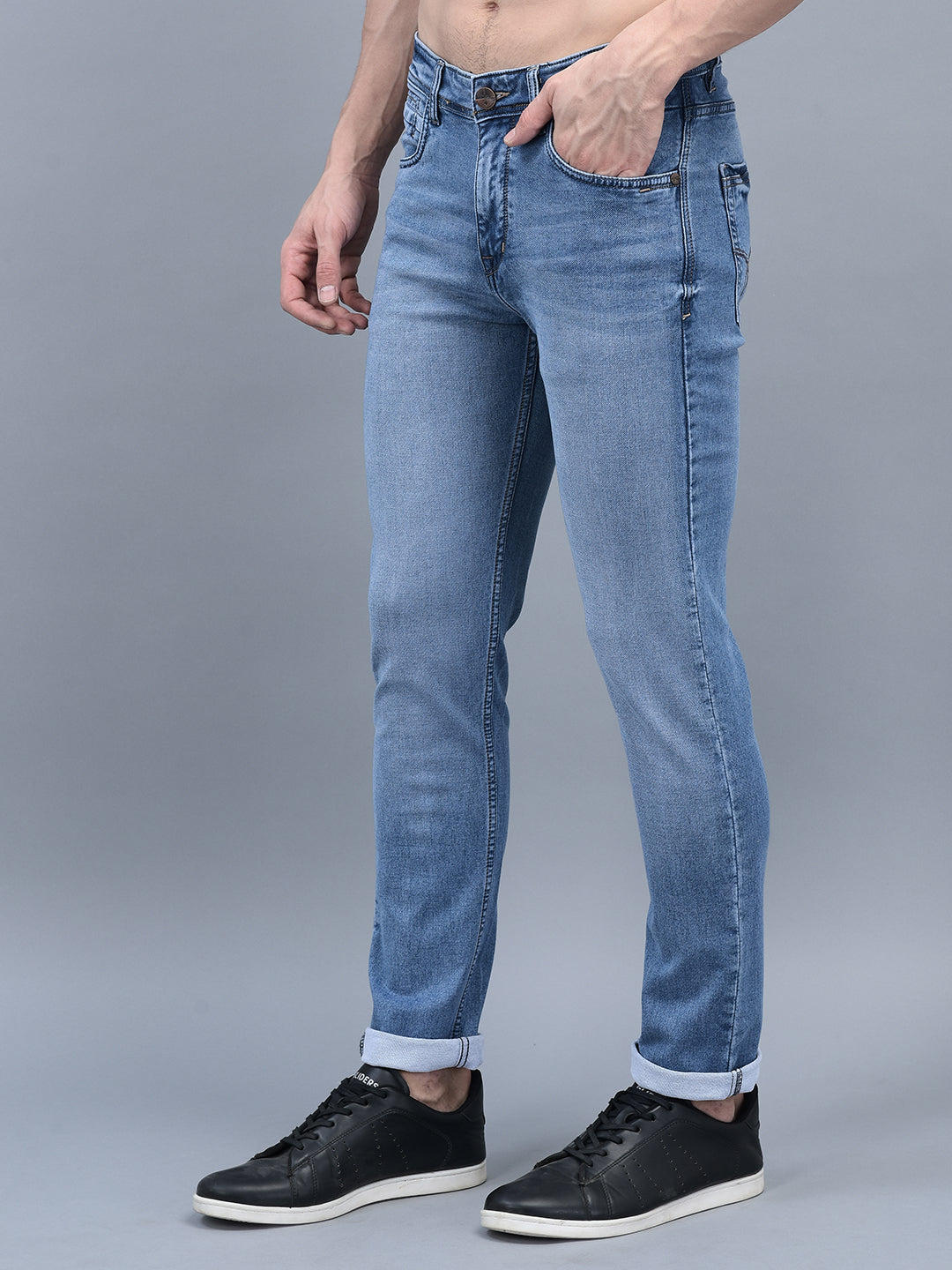 Cobb Light Blue Narrow Fit Jeans
