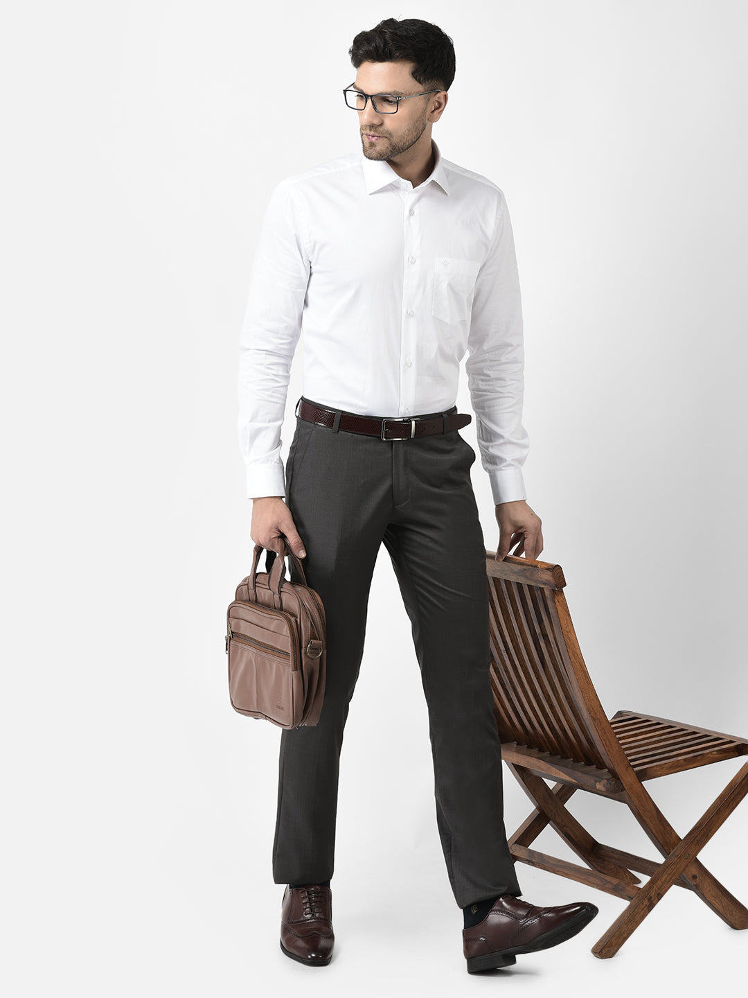 Cobb Coffee Ultra Fit Formal Trouser