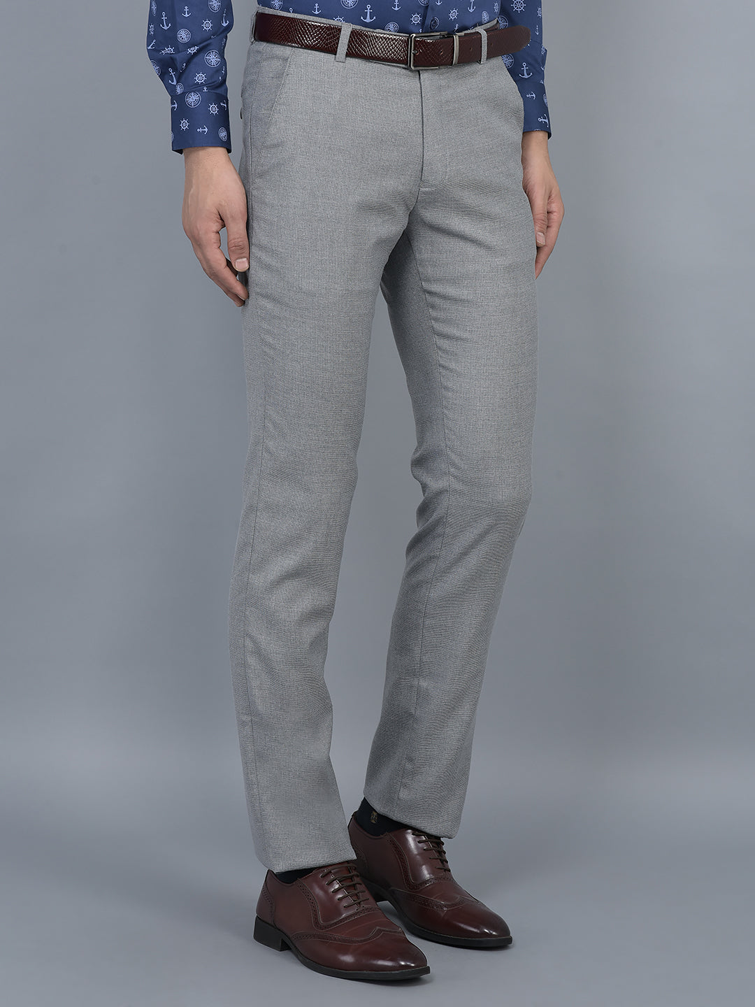 Cobb Grey Ultra Fit Formal Trouser