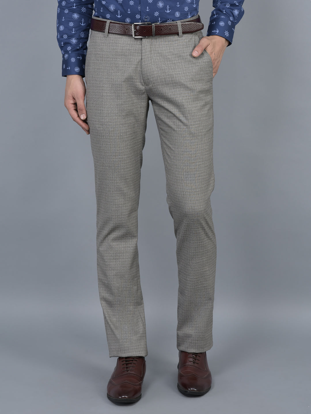 Cobb Grey Ultra Fit Formal Trouser Grey