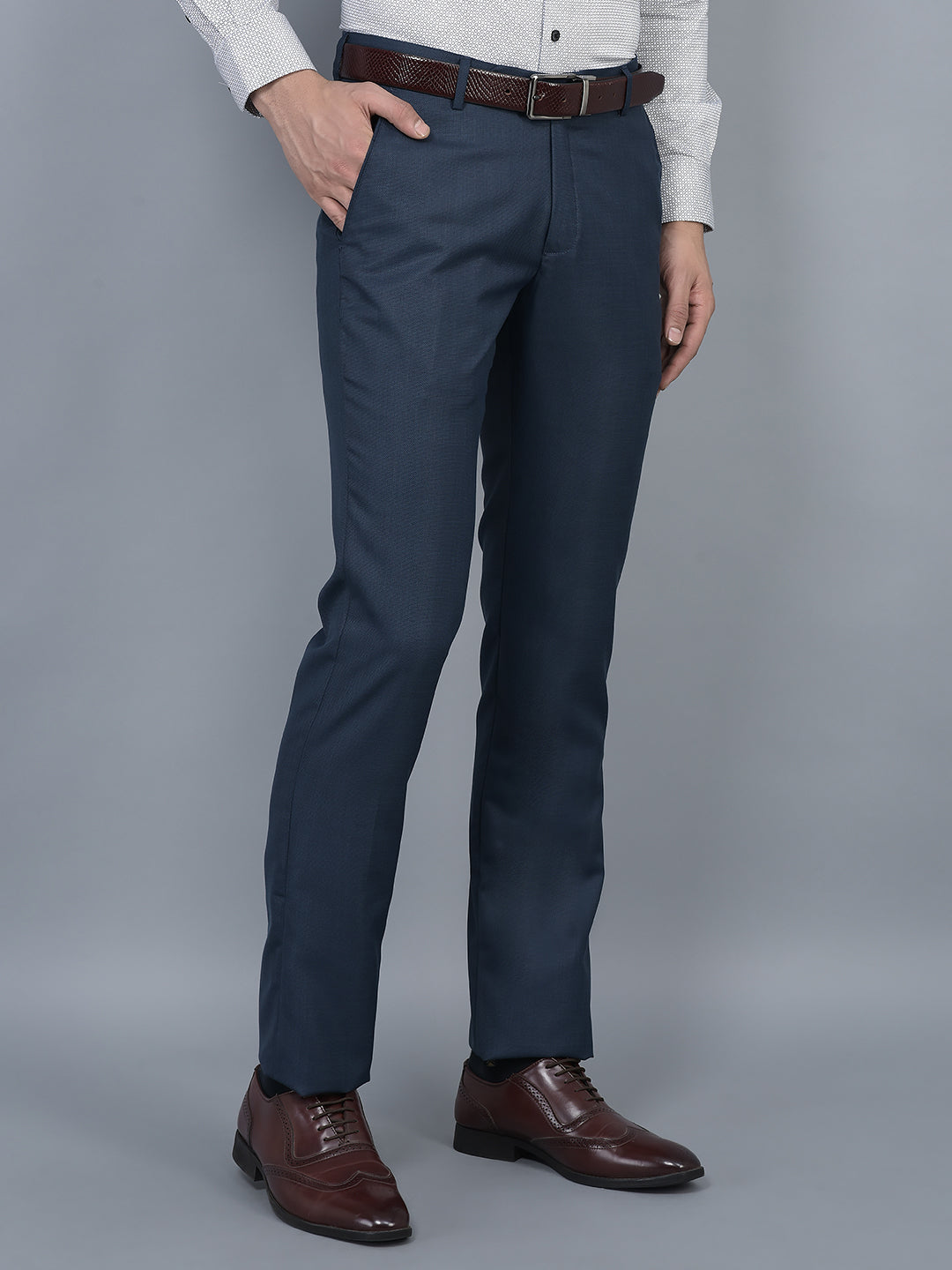 Cobb Blue Ultra Fit Formal Trouser