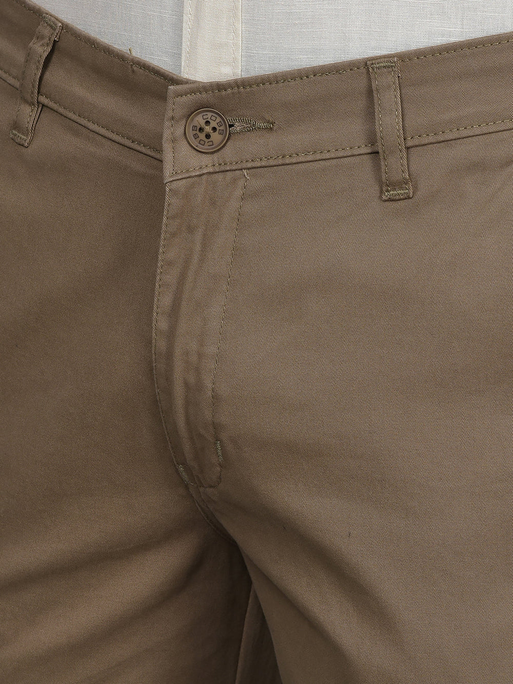 Cobb Khaki Slim Fit Chinos