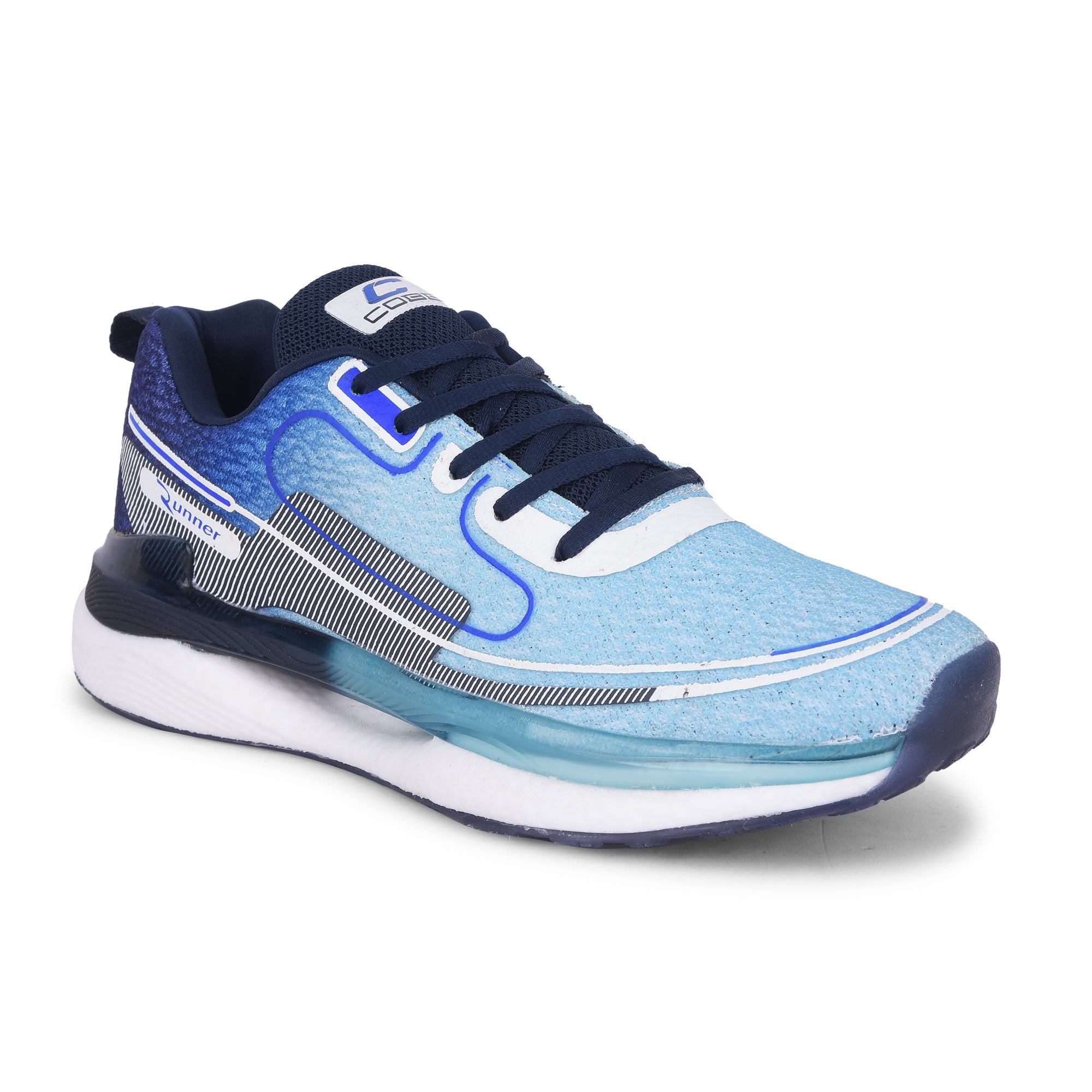 Baby blue 2024 running shoes