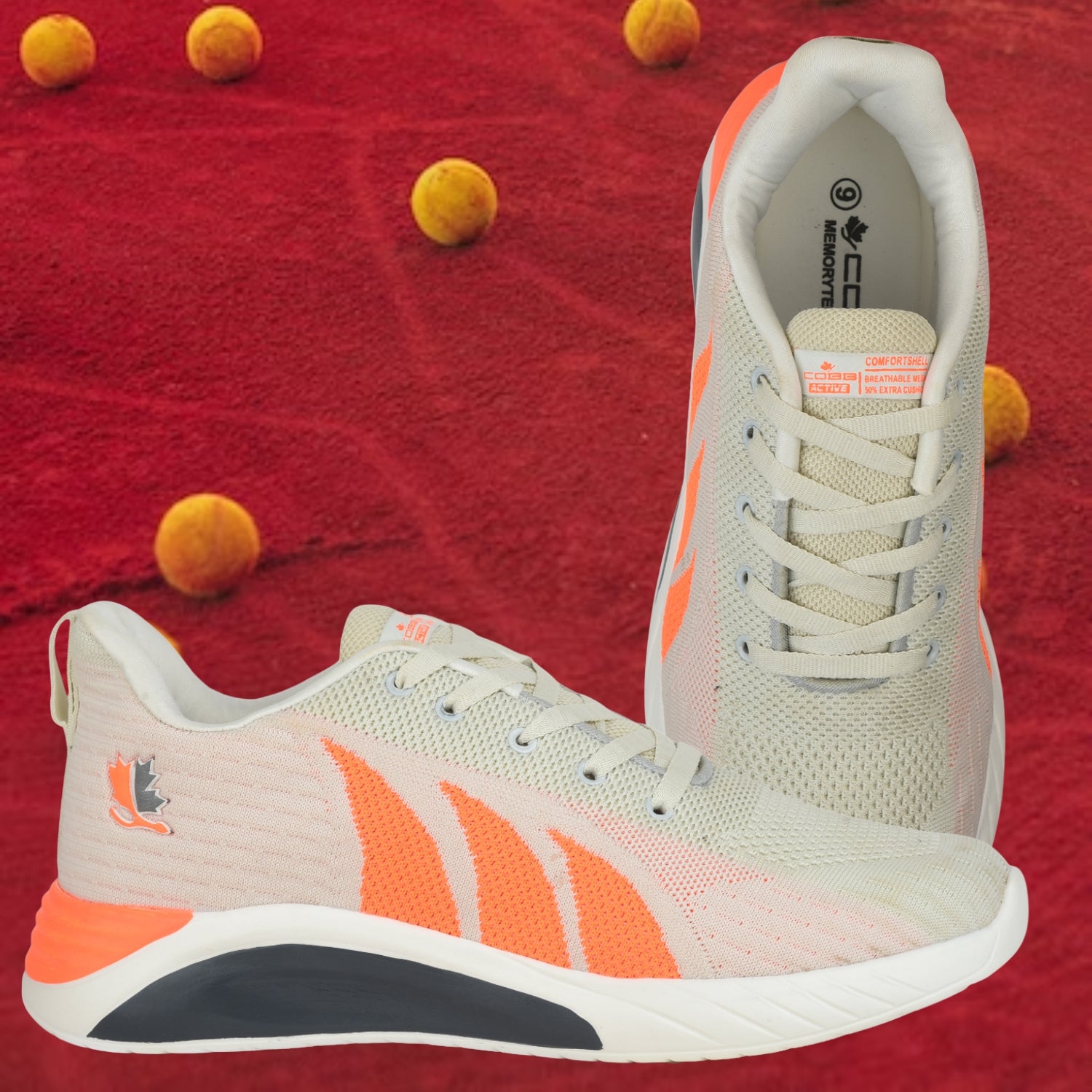 Cobb Mens White Running Shoes WHITE