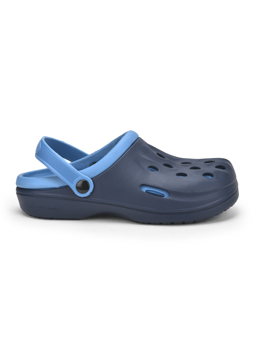 men blue clogs