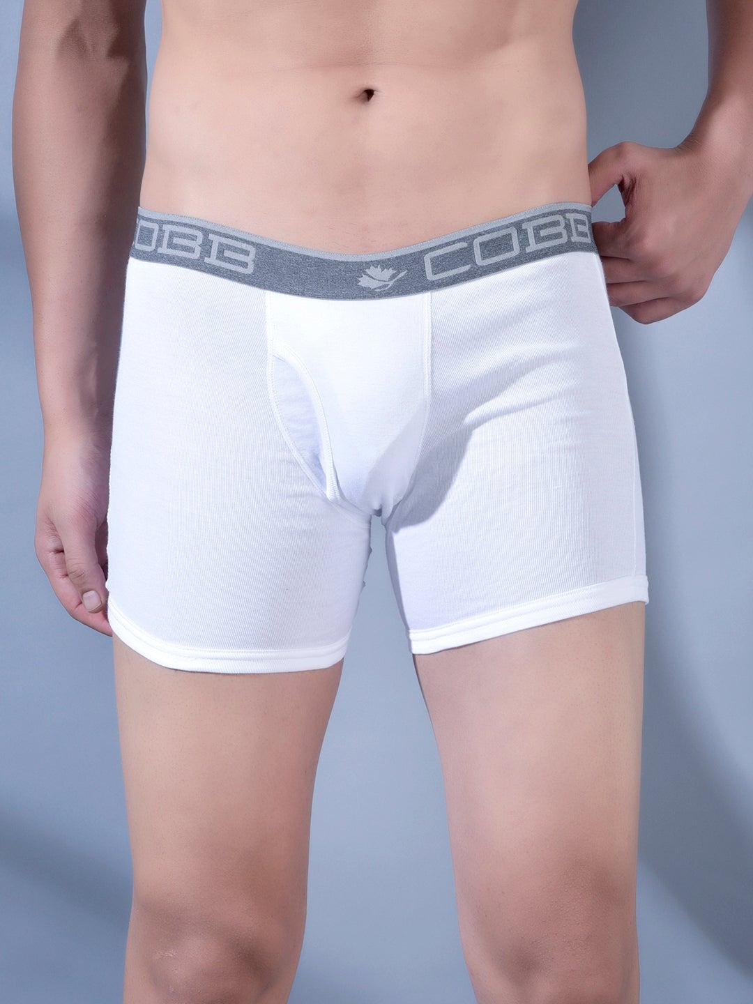 Cobb Men Cotton Trunk White