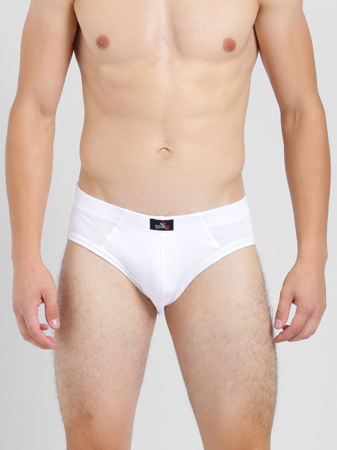 Men Cotton Brief White