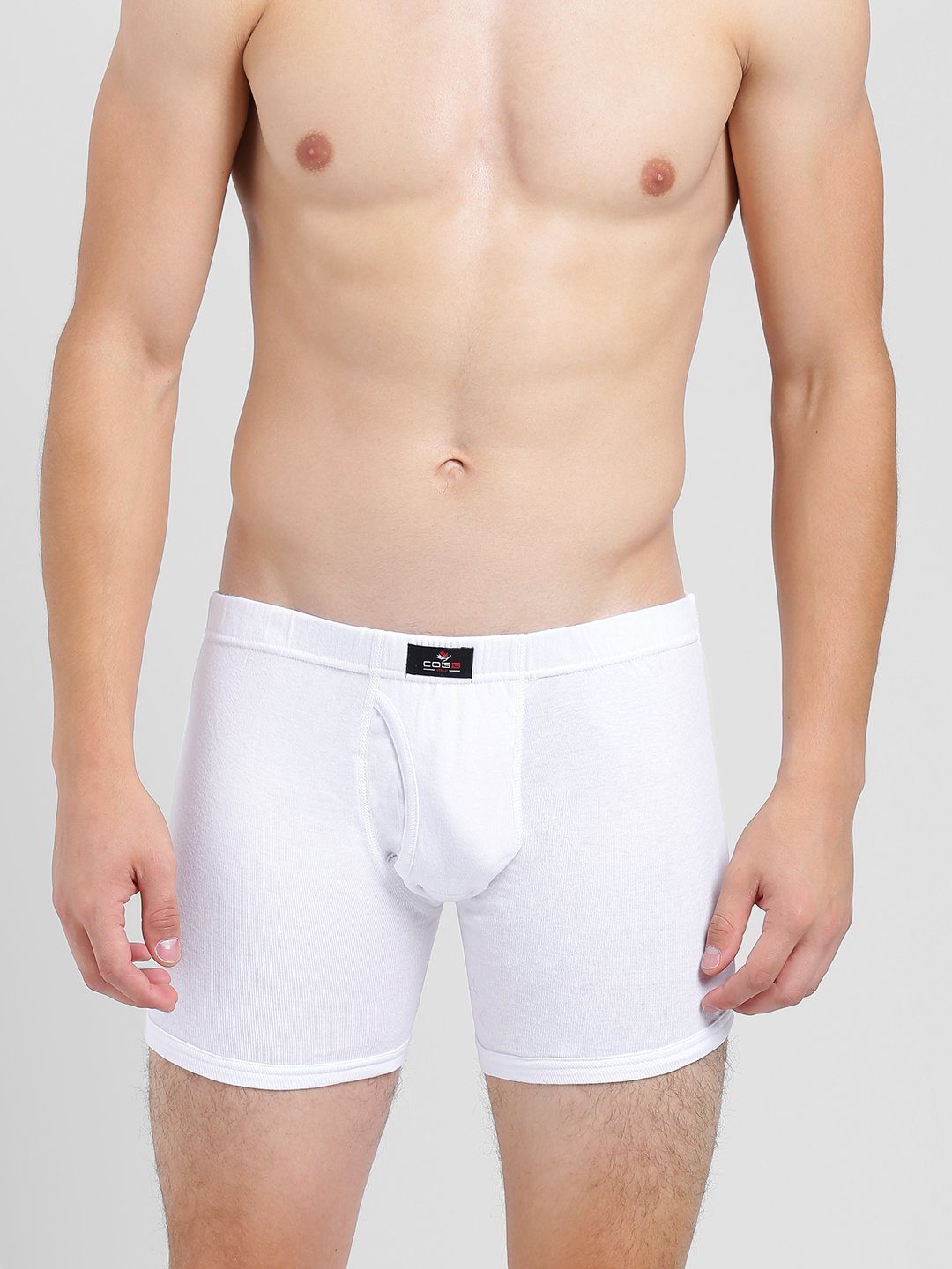 Men Cotton Trunk White