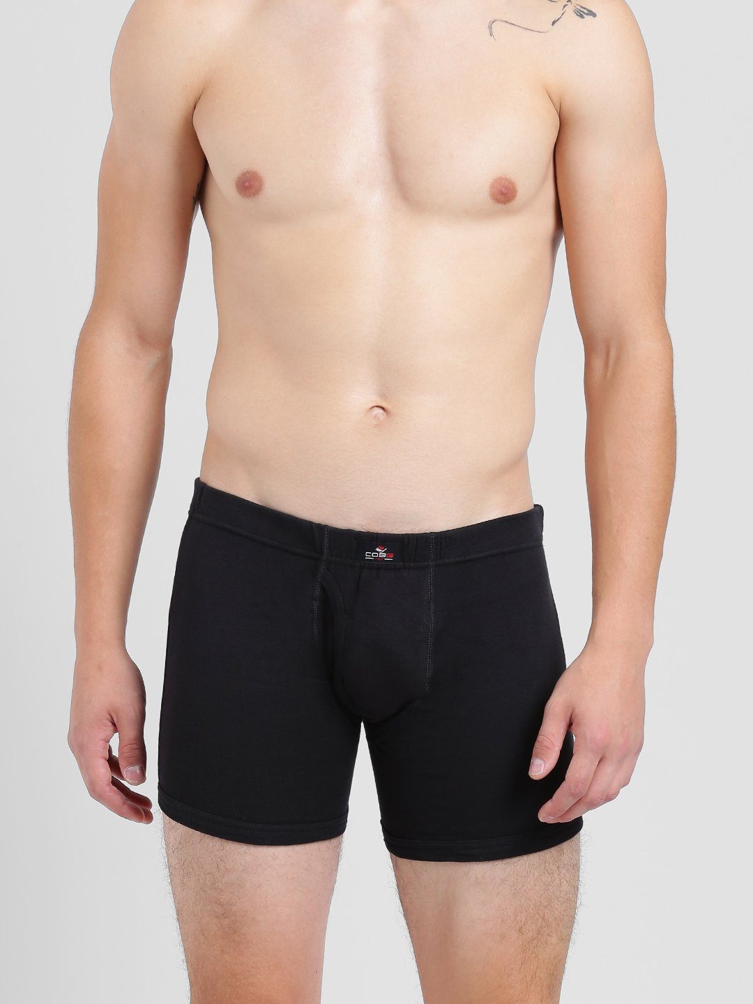 Men Cotton Trunk Black