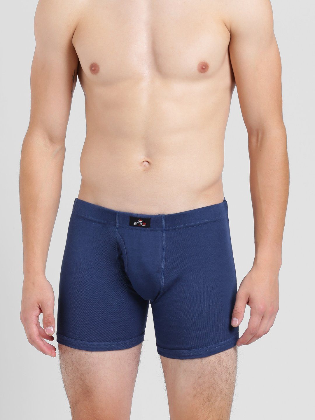 Men Cotton Trunk Navy