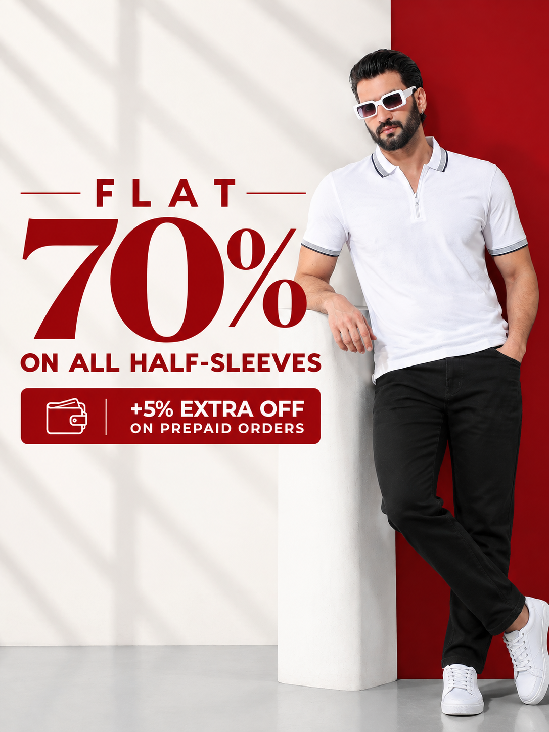 Flat 70% off on Cobb T-shirts