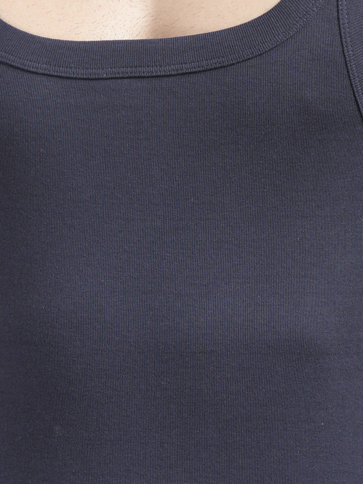 COBB MEN'S SOLID NAVY BLUE PREMIUM VEST