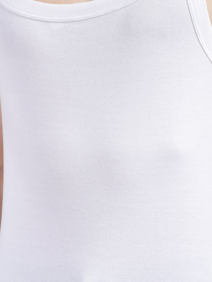 COBB MEN'S SOLID WHITE PREMIUM VEST