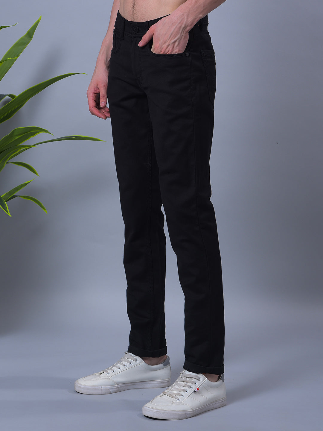 cobb black narrow-fit premium jeans