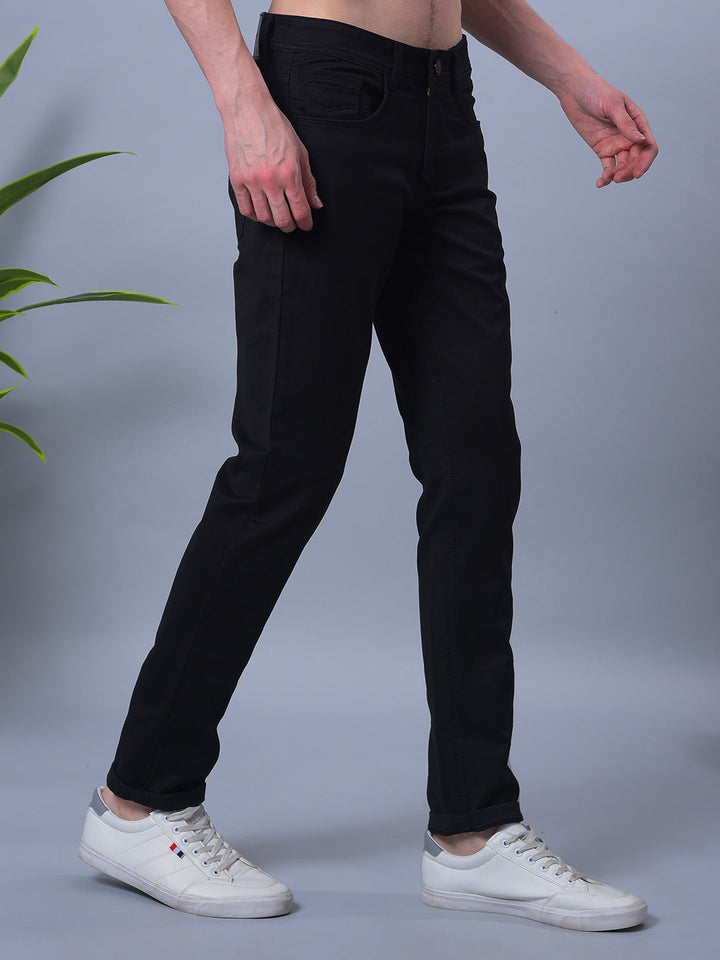 cobb black narrow-fit premium jeans