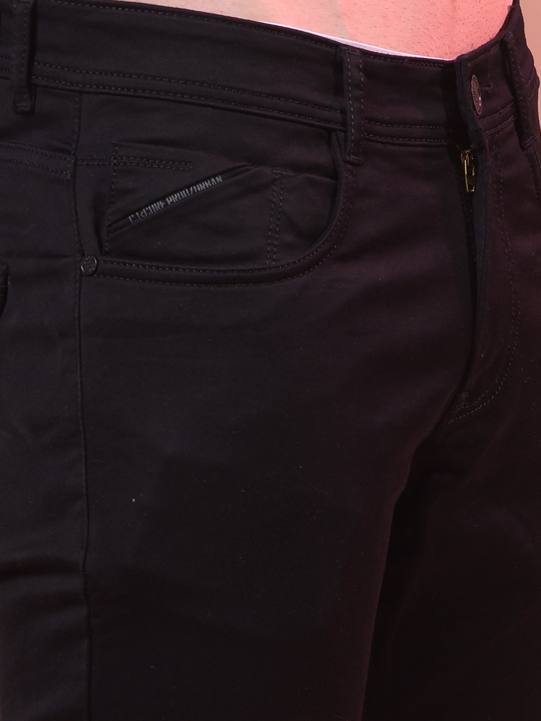 cobb black straight-fit premium jeans