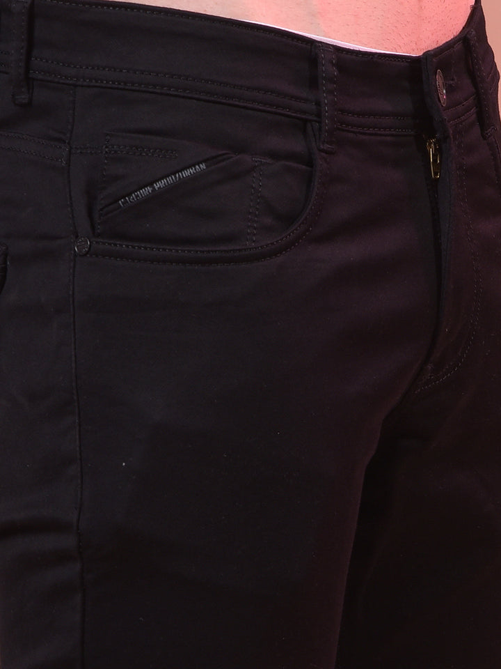 cobb black straight-fit premium jeans