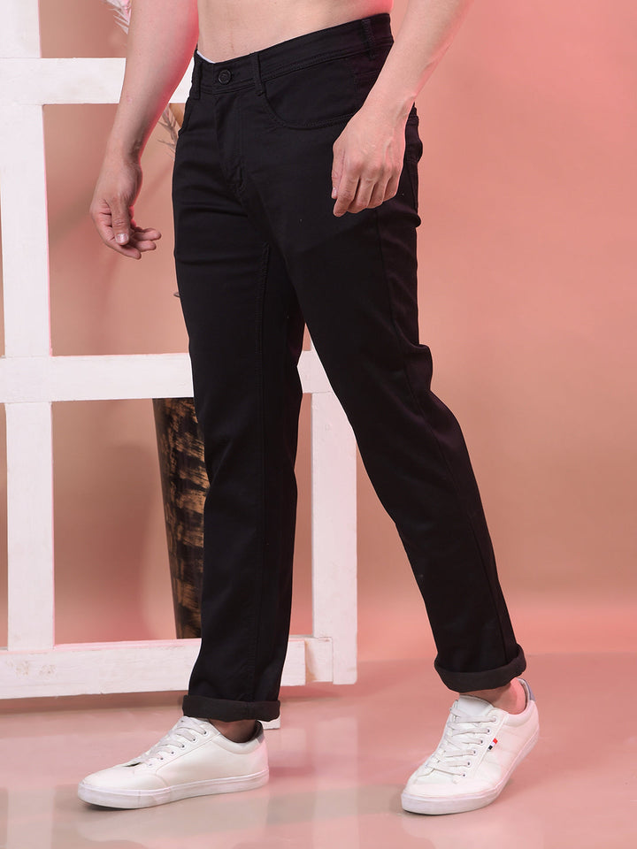 COBB BLACK STRAIGHT-FIT PREMIUM JEANS