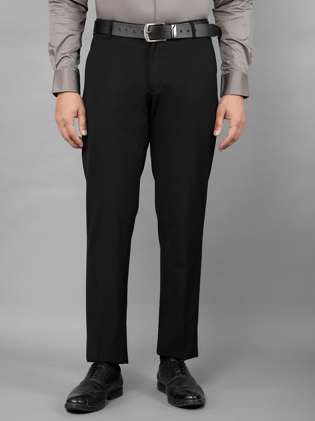 cobb mens black formal trousers