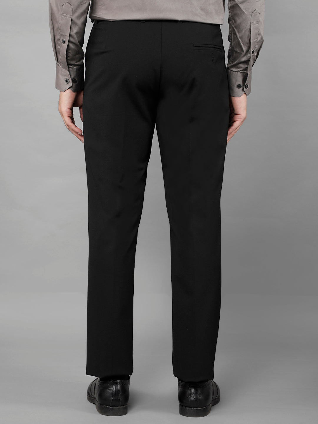 cobb mens black formal trousers