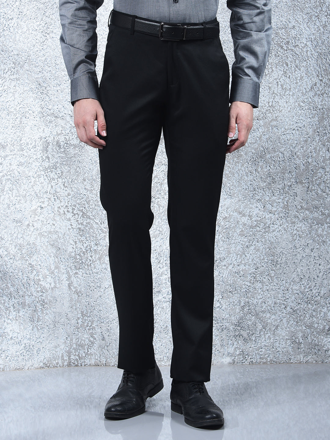 cobb black ultra-fit formal trouser