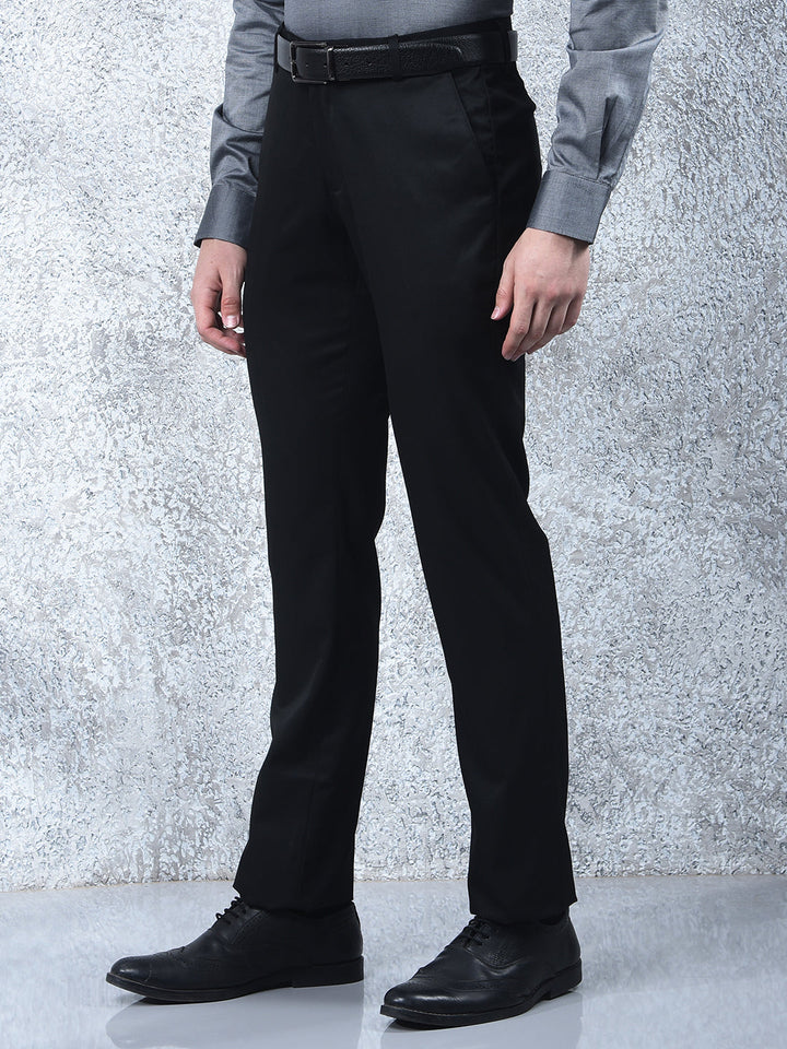 cobb black ultra-fit formal trouser
