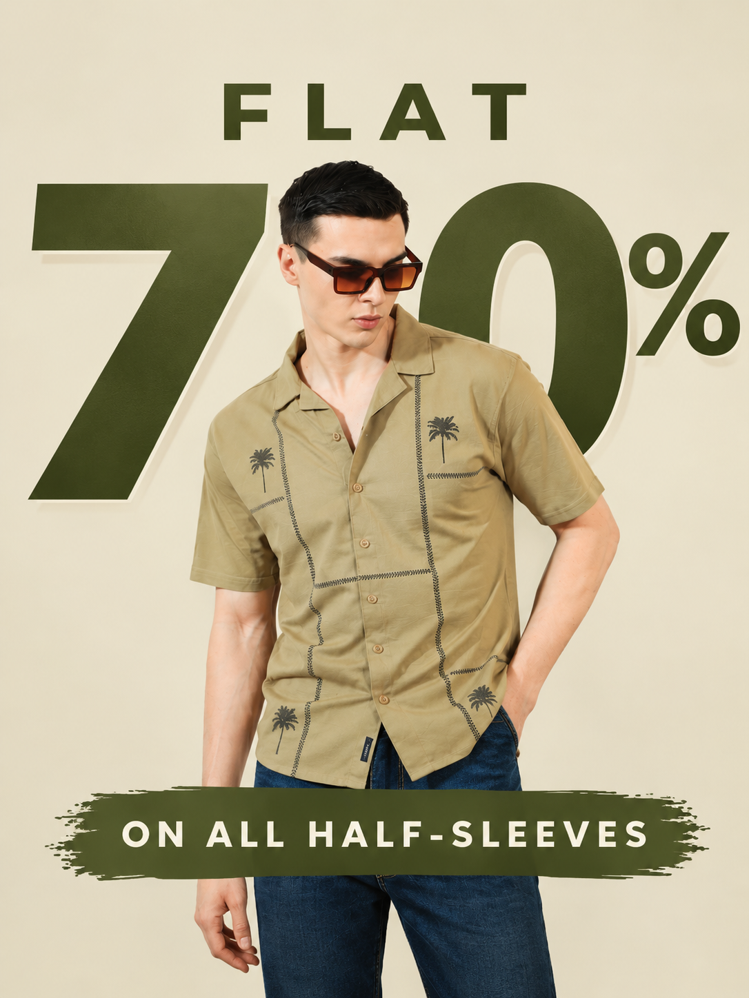 Flat 70% off on Cobb Shirts