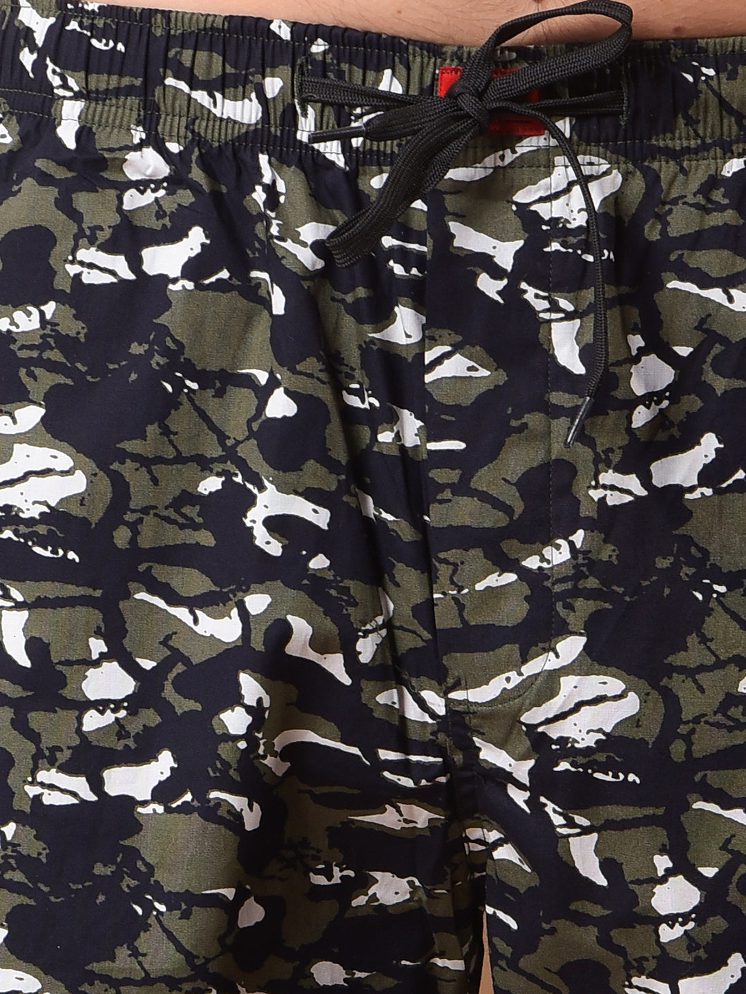 cobb camouflage printed regular-fit shorts