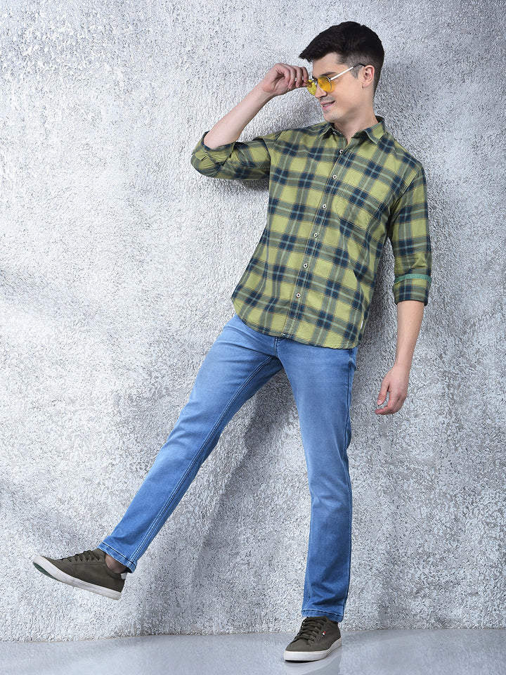COBB MEHANDI CHECKED CASUAL SHIRT