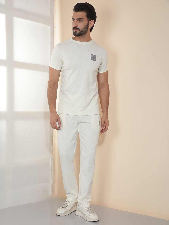 COBB OFF WHITE SOLID SUMMER CO-ORD SET