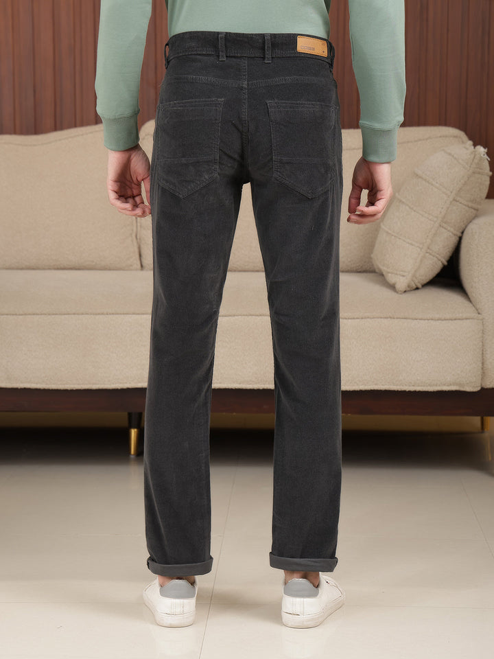 cobb dark olive ultra-fit corduroy trouser