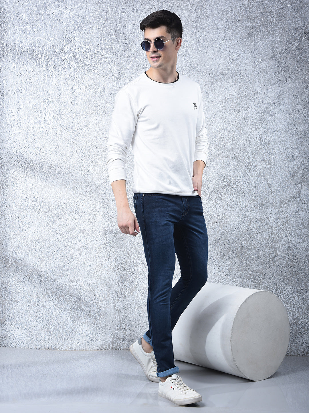 DONLAY DARK BLUE ULTRA-FIT JEANS