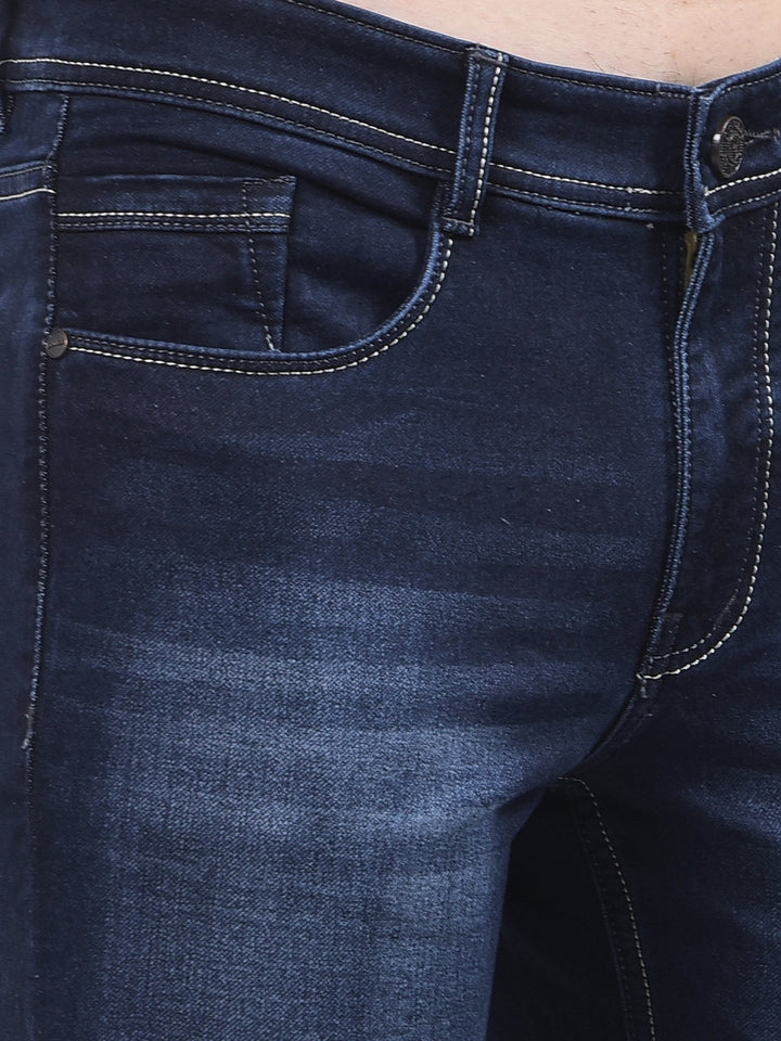 donlay navy blue ultra-fit jeans