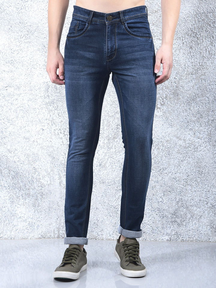 DONLAY DARK BLUE ULTRA-FIT JEANS
