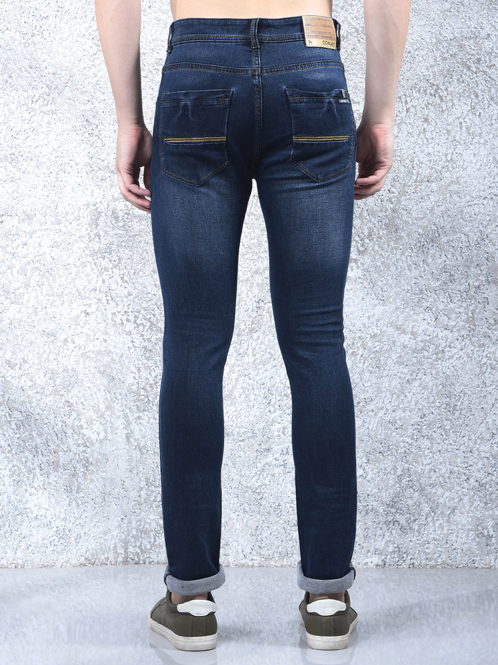 DONLAY DARK BLUE ULTRA-FIT JEANS