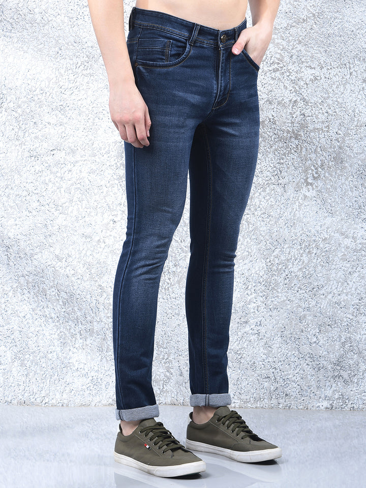 DONLAY DARK BLUE ULTRA-FIT JEANS