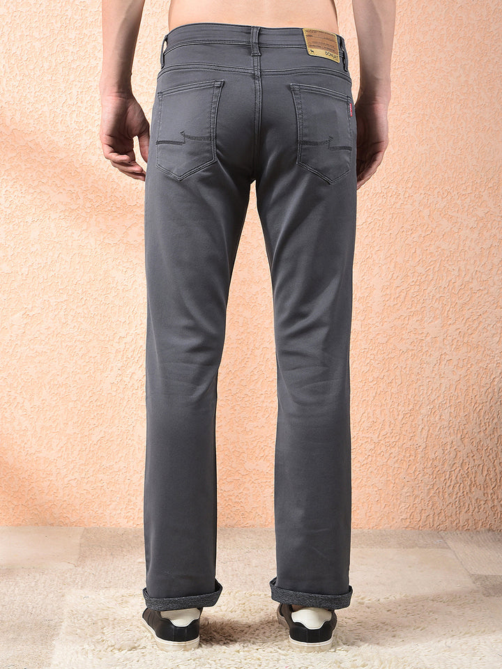 donlay dark grey straight-fit jeans
